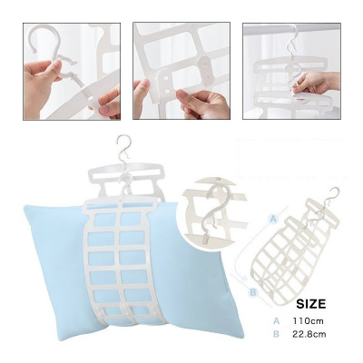 Móc phơi gối và thú nhồi bông Echo, thiết kế xinh xắn và lạ mắt có thể thay đổi độ rộng tùy theo kích thước đồ dùng cần phơi - nội địa Nhật Bản