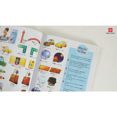 Sách - 4000 Từ Vựng Và Mẫu Câu Tiếng Anh Thiết Yếu Cho Trẻ Em - Đinh Tị Books