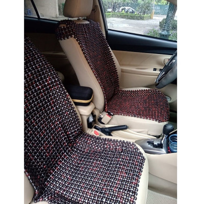 Đệm Lót Khoác Vai Ghế Xe Ô Tô Hạt Gỗ Cẩm Lai Cao Cấp ( video , hình thật )