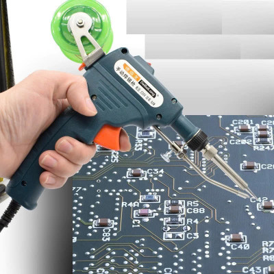 Mỏ Hàn Thiếc Tự Động Đẩy Thiếc 60W Mũi Thẳng – Mẫu Mới, Hàn Nhanh, Loại Tốt Siêu Bền