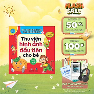 Sách - Combo hộp 8 cuốn ,Thư viện hình ảnh đầu tiên cho bé ( song ngữ ) tập 2  Mcbooks