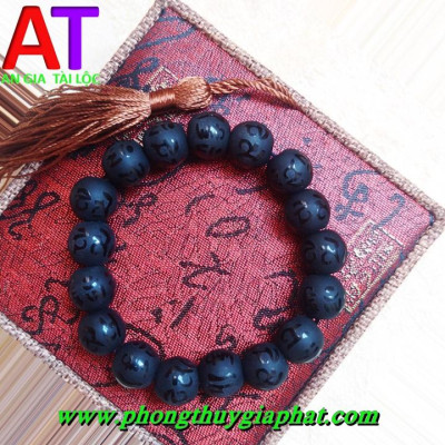 Vòng đeo tay đá núi lửa (Obisidan)