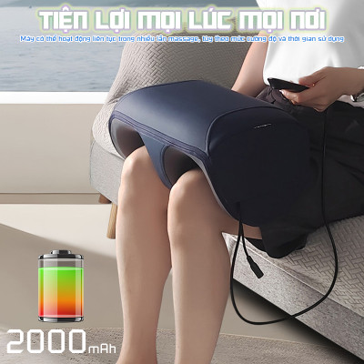 Máy massage bàn chân và bắp chân cải tiến mới Nikio NK-183 - Sử dụng pin sạc