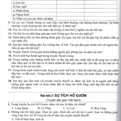 Phát triển kĩ năng đọc - hiểu và viết văn bản theo thể loại ngữ văn 6 (Chân trời sáng tạo)