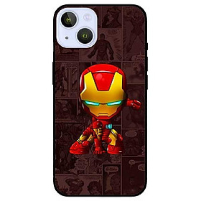 Ốp lưng dành cho Iphone 13 Mini - Iphone 13 - Iphone 13 Pro -  Iphone 13 Pro Max - Người Sắt Chibi