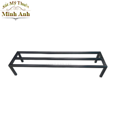 Kệ sắt kê chậu cây Dài 50,Rộng 15-20-25cm,Cao 10-15-20cm.hộp thép 14*14mm ( Hàng Chính Hãng )