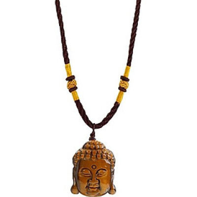 Dây Chuyền Phật Tổ Đá Opal - Mắt Hổ Vàng