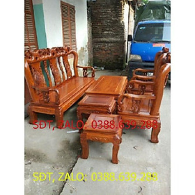 Bộ bàn ghế minh quốc hồng gỗ hương vân