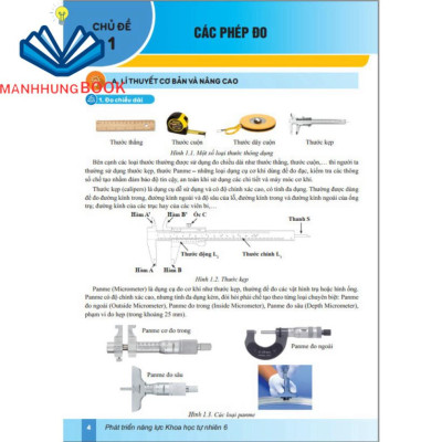 Sách - Phát Triển Năng Lực Khoa Học Tự Nhiên 6 - Biên soạn theo chương trình GDPT mới.