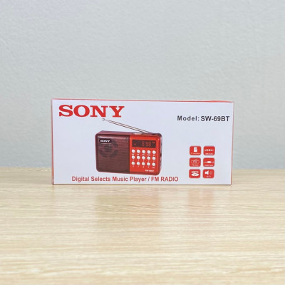 Đài Radio đọc thẻ nhớ SONY SW-69BT ( Hàng Chính Hãng )