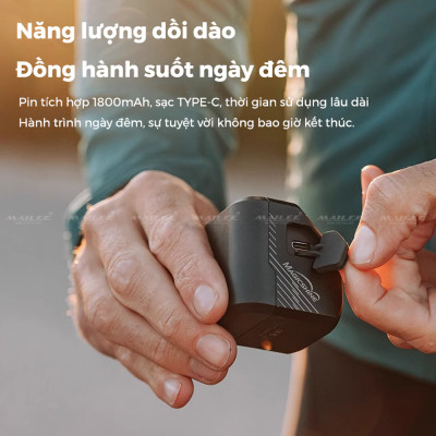 Đèn Xe Đạp Cao Cấp CBL-1000 lumens, dung lượng 1800 mAh Magic Shine , kèm giá đỡ và remote kèm theo (đủ phụ kiện) - Mai Lee