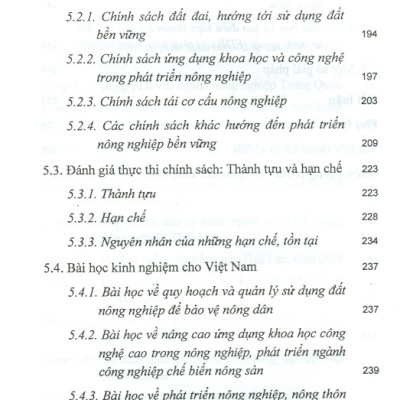 Nghiên Cứu So Sánh Chính Sách Nông Nghiệp Ở Trung Quốc, Thái Lan, Israel Và Bài Học Kinh Nghiệm Cho Việt Nam