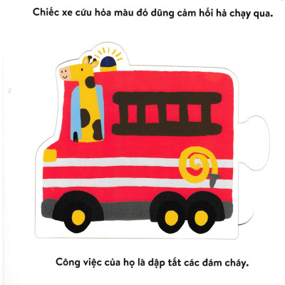 Chuyến xe buýt sắc màu - Bộ sách đồ chơi - Giúp bé phát triển từ vựng và nhận biết màu sắc