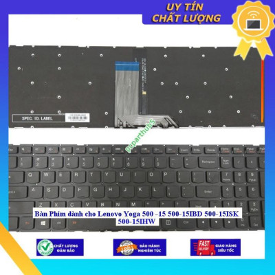 Bàn Phím dùng cho Lenovo Yoga 500 -15 500-15IBD 500-15ISK 500-15IHW  - CÓ ĐÈN - Hàng Nhập Khẩu New Seal