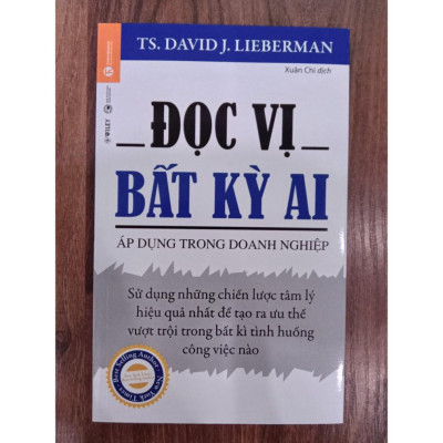 Sách - Đọc Vị Bất Kỳ Ai – Áp Dụng Trong Doanh Nghiệp