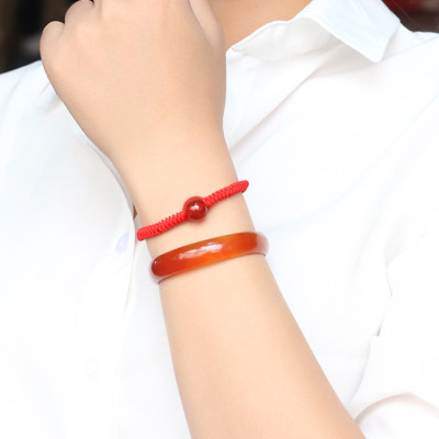 Vòng Tay Kết Dây Hạt Mã Não Đỏ Ngọc Quý Gemstones GA12