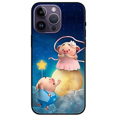 Ốp lưng dành cho Iphone 14 - Iphone 14 Plus - Iphone 14 Pro - Iphone 14 Pro Max - Chú Heo Cầm Sao