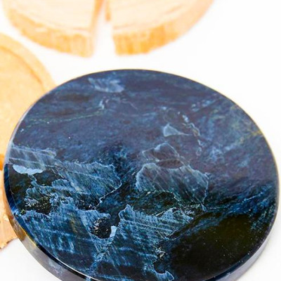 Mặt đá đá pietersite xanh mệnh thủy mộc - Ngọc Qúy Gemstones