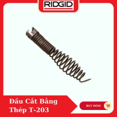 Phụ Kiện Máy Thông Tắc Đường Ống Đầu Cắt Bằng Thép RIDGID T203 (63000) Số 1 Tại Mỹ - Hàng Chính Hãng