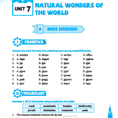 GLOBAL SUCCESS - Bài Tập Cuối Tuần Tiếng Anh Lớp 9 Tập 2 (Có Đáp Án)