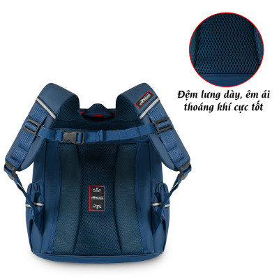 Ba lô chống gù cho bé trai Xbags Xb 3106 đẹp bền