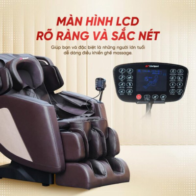 Ghế Massage Giá Rẻ Lifesport LS-169, Ghế Massage Chân Cải Tiến, Nhiệt Hồng Ngoại Xoa Dịu Mọi Cơn Đau