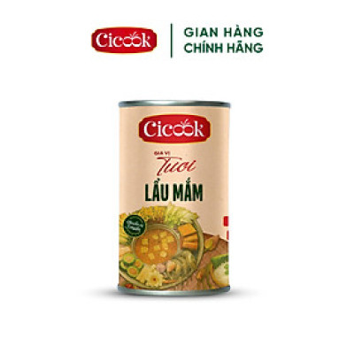 Lẩu Mắm Cicook 370gr - Chuẩn Vị Ba Miền Không Cần Thêm Gia Vị