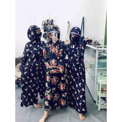 ÁO CHỐNG NẮNG TOÀN THÂN BẰNG VẢI LANH NHẬT BẢN - ÁO CHỐNG NẮNG TOÀN THÂN