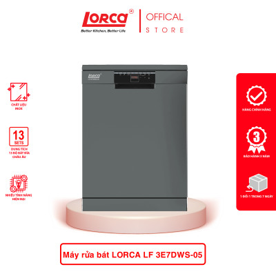 Máy Rửa Bát 13 Bộ LORCA LF 3E7DWS-05 Hàng Nhập Khẩu Nguyên Chiếc Thổ Nhĩ Kỳ Chính Hãng Cao Cấp