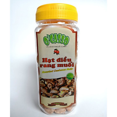 Hạt Điều Rang Muối Vỏ Lụa Loại A O