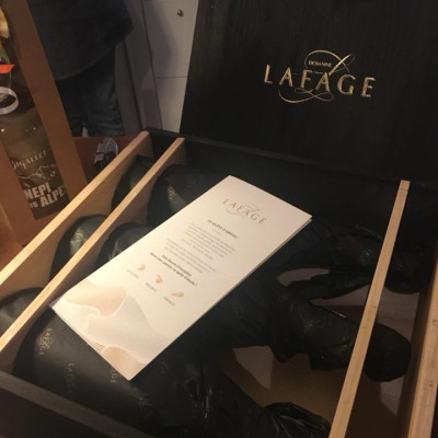 Rượu vang Organic Famille Lafage Narassa 2018 (Pháp) kèm túi hộp,đồ khui  