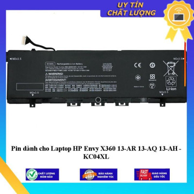 Pin dùng cho Laptop HP Envy X360 13-AR 13-AQ 13-AH - KC04XL - Hàng Nhập Khẩu New Seal