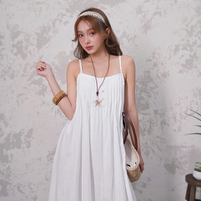 Đầm váy maxi dáng dài nữ tính thích hợp dạo phố Anne Miều Est.2013