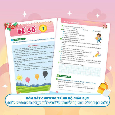 Sách Phiếu Ôn Hè Tiếng Việt Lớp 4 - Megabook