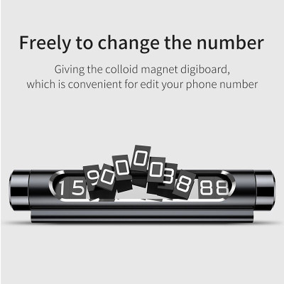 Bảng Hiện Số Điện Thoại Khi Đỗ Xe Ô Tô - Hàng Chính Hãng Baseus