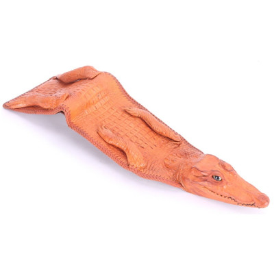 HJ2270-71-72-73 - Ví nam Huy Hoàng da cá sấu nguyên con vip màu đen, nâu đỏ, vàng bò, nâu đất