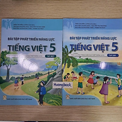 Sách - Bài tập phát triển năng lực Tiếng Việt Lớp 5 tập 1+2