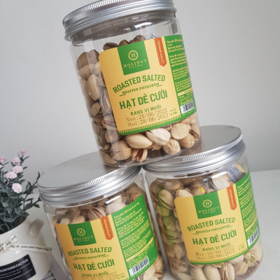 Hạt dẻ cười rang muối, Không Tẩy Trắng, Bùi giòn, Thơm ngon - nhập khẩu Mỹ chính ngạch Thương Hiệu Holinut/  500gram