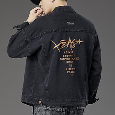 Áo khoác nam jean mới VEAST hàng đẹp mẫu mới-A3000