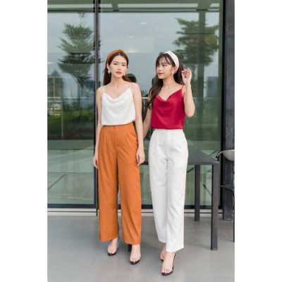 Áo Hai Dây Lụa Cổ Đổ Cao Cấp_{hàng chuẩn}