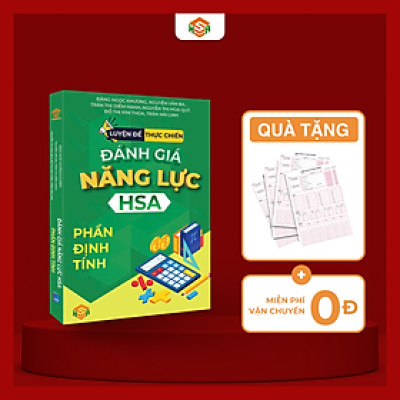Sách - luyện đề thực chiến đánh giá năng lực HSA phần Định tính