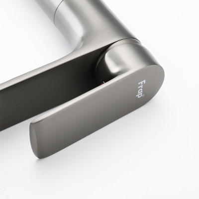 Vòi chậu lavabo nóng lạnh mạ titan Frap F1071-29 - Hàng Chính Hãng LIÊN BANG NGA