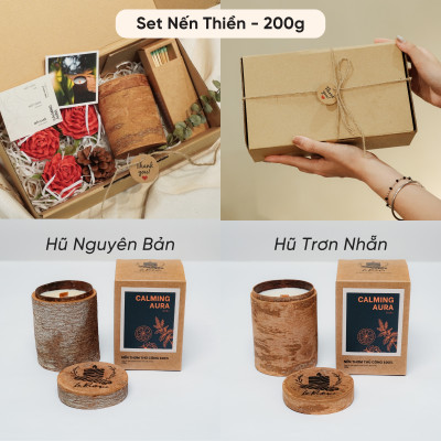 Set Quà Tặng Nến Thơm Trị Liệu Le Rustique Phiên Bản Classic - 9 Mùi Hương - Nến Thơm Cao Cấp - An Toàn Sức Khỏe - 200g