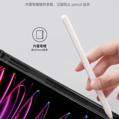 Bao da Wiwu Classic II Case GF-02 dành cho Ipad vỏ siêu mỏng, thiết kế gập ba, có khe để bút tích hợp - Hàng chính hãng