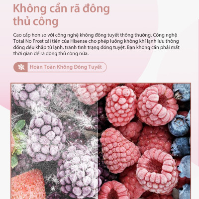 Tủ Lạnh Hisense Inverter Side By Side RS668N4EW-PU 519 Lít tiết kiệm điện, bảo hành 3 năm - HÀNG CHÍNH HÃNG