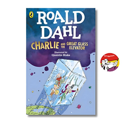 Sách - Charlie and The Great Glass Elevator by Roald Dahl | Childrens Fantasy Fiction / Ngoại văn Trẻ em Tiếng Anh