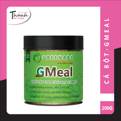 Thức ăn Cá Bột, Cá Thủy Sinh nhãn GREENABC – Độ đạm 40% giúp tăng trưởng nhanh, tăng đề kháng, lên màu – Hộp 200g