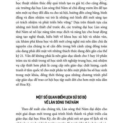 Làn Sóng Thứ Năm: Giáo Dục Khai Phóng Kiểu Mỹ