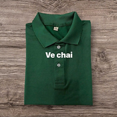 [ÁO POLO] Áo thun nam vải cá sấu co giãn 4 chiều, kiểu may cao cấp cổ bẻ, tay bo, có xẻ lai - Màu xanh két