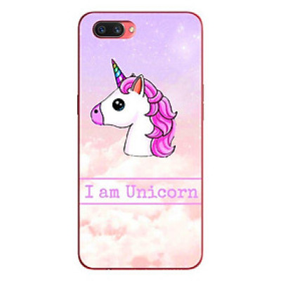Ốp lưng in cho OPPO A5 mẫu I Am Unicorn Hồng - Hàng chính hãng